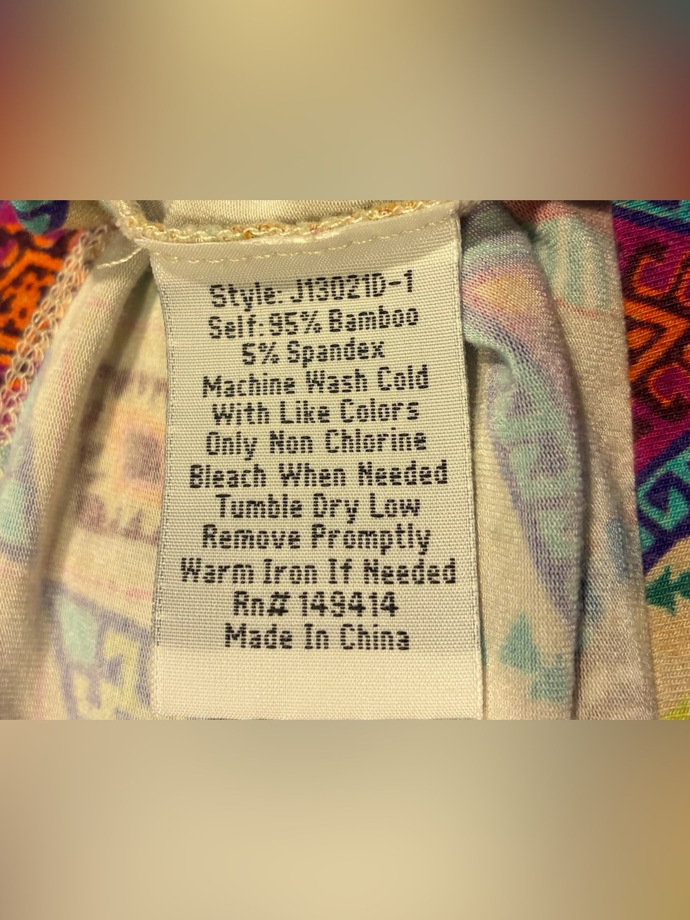 Johnny Was Zaki Favorite Crewneck Tee Multi SZ. XL Women’s - Picture 4 of 12